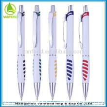 Office & School Supplies Hot Selling Plastic Ballpoint Pen with Metal Clip